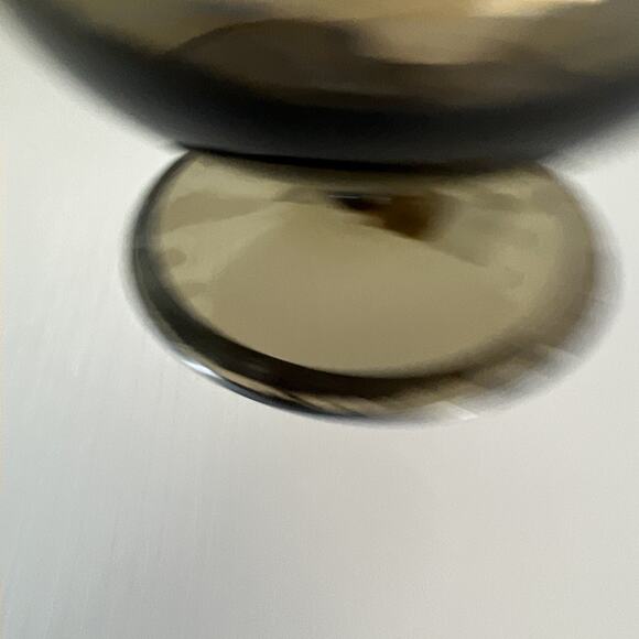 6 Vtg Smoked Smoke Glass Glasses Snifter Brandy Scotch Cognac Bar Peru Mayan - Picture 16 of 16